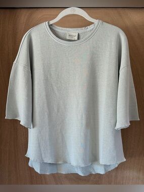 Wrap London Hemp Organic Cotton Loopback
Tee Sweatshirt Top Mint Women's M 8 NWT
